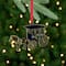 2.25" Antique Brass-Plated Horse & Buggy Ornament with European Crystals